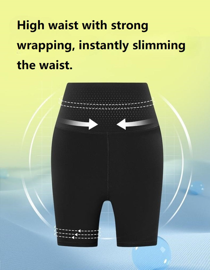 Women's Yoga Shorts High Waist tight 7A antibacterial Cycling Pants