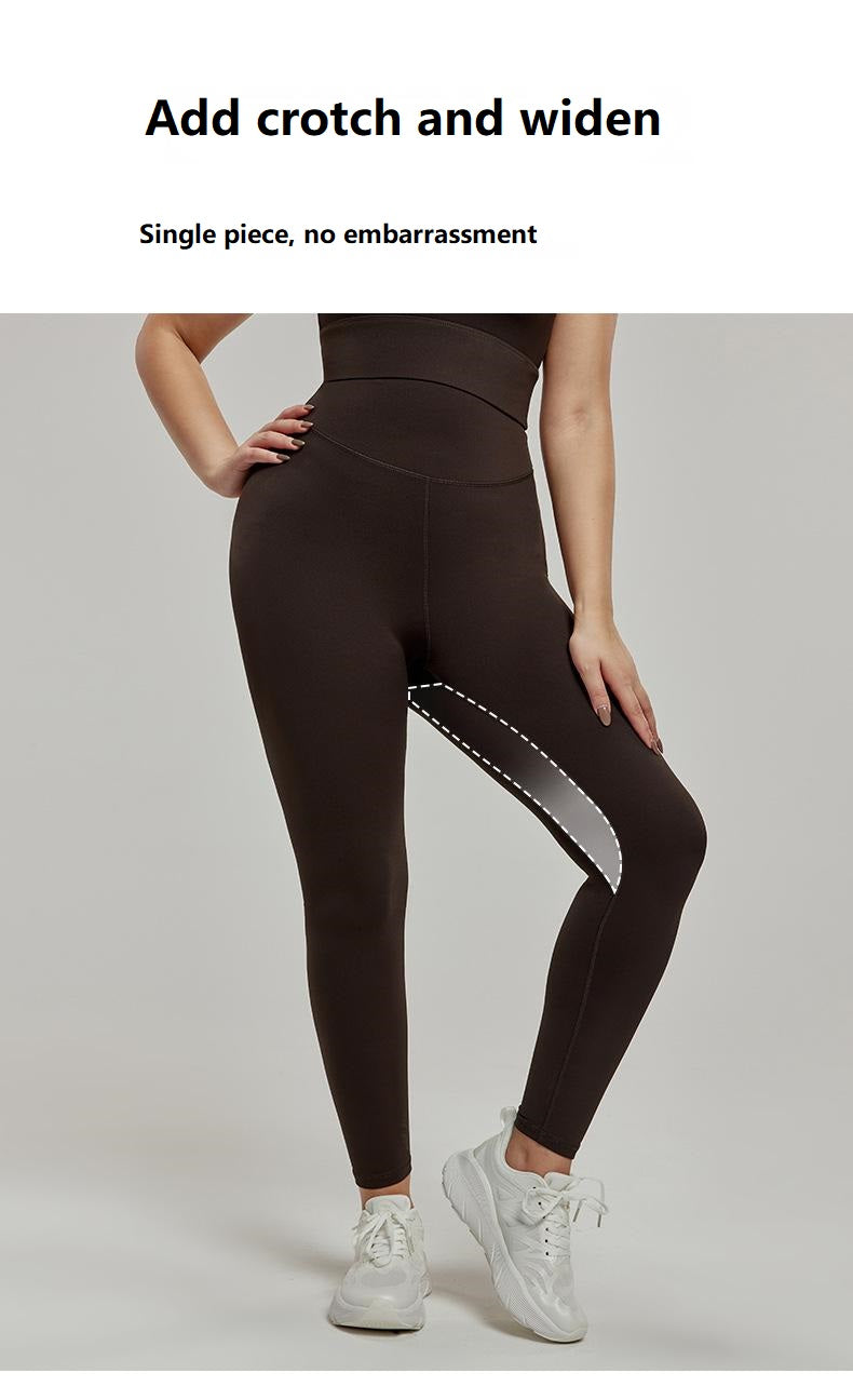 Women's Yoga Leggings High Waist Seamless Outer Side Plus Size