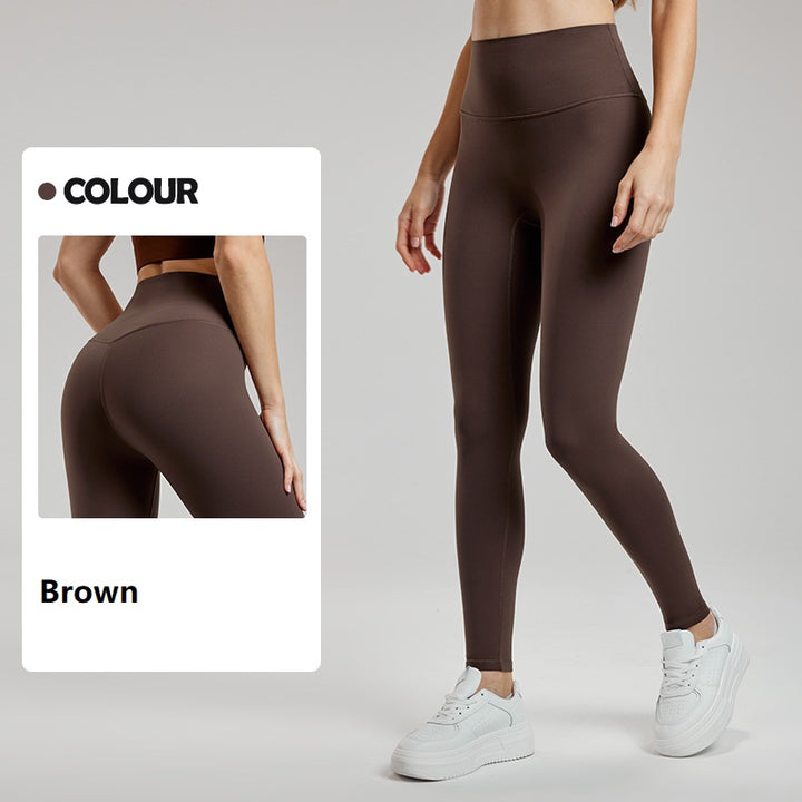 Women's Thin Velvet Seam Yoga Pants Thickened Sports Leggings