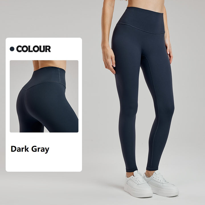 Women's Thin Velvet Seam Yoga Pants Thickened Sports Leggings