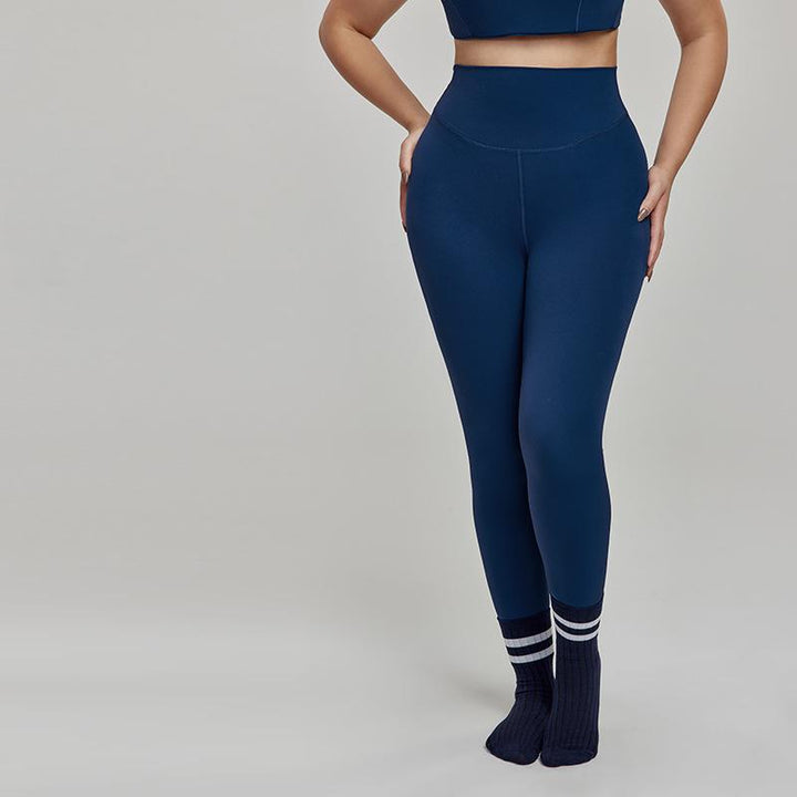 Women's Yoga Leggings High Waist Seamless Outer Side Plus Size