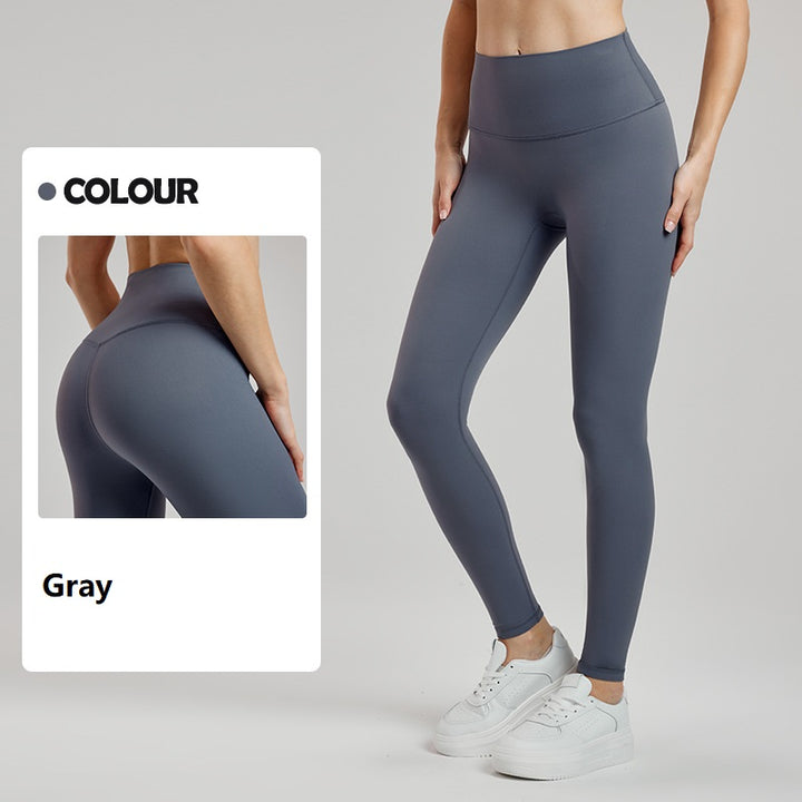 Women's Thin Velvet Seam Yoga Pants Thickened Sports Leggings