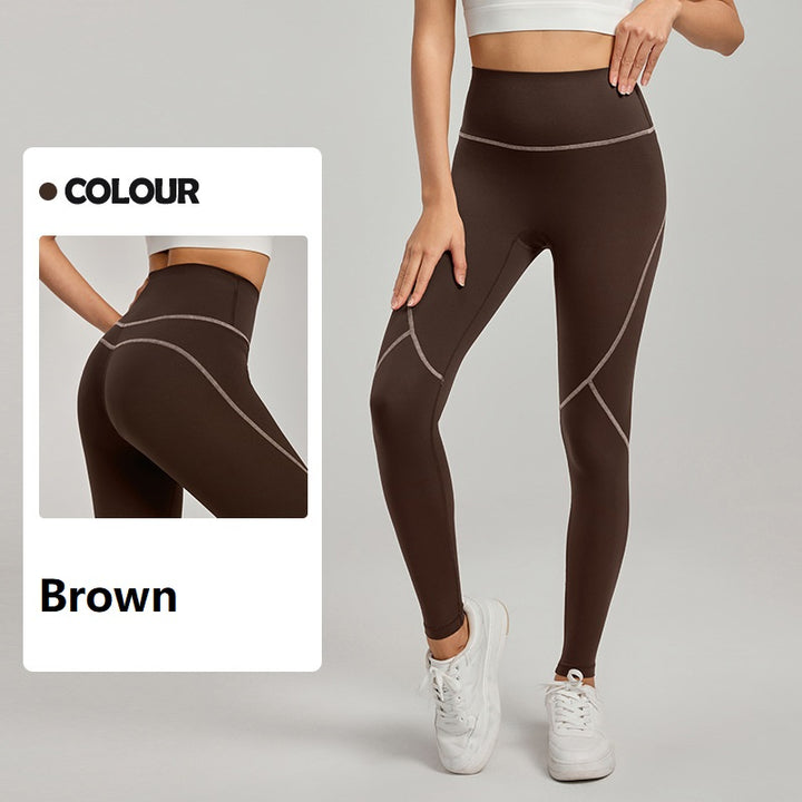 Women’s Yoga Leggings Outdoor Hiking 7A antibacterial Hip Lifting Fitness Pants Sports Leggings